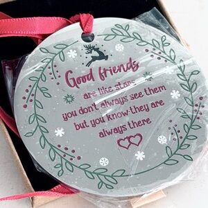 Joycuff Good Friends Stainless Steel Ornament